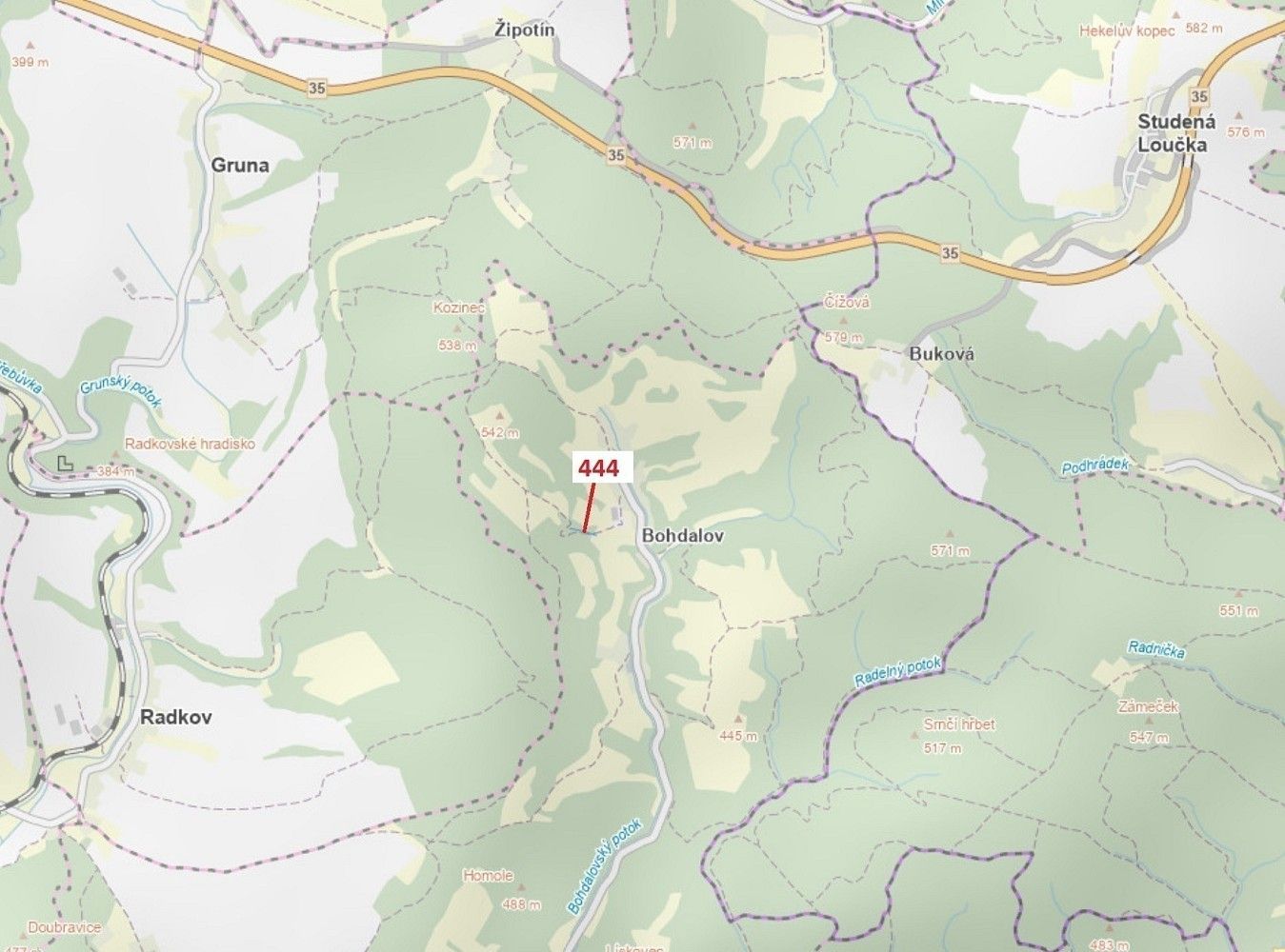 Les, 302 m²