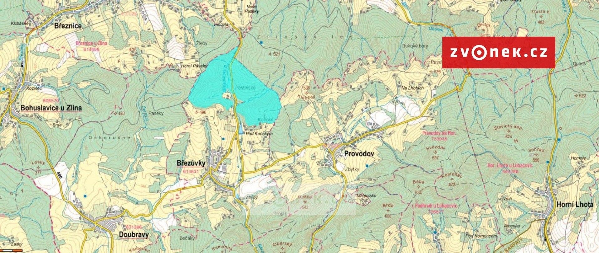 Komerční pozemky, Březůvky - 1