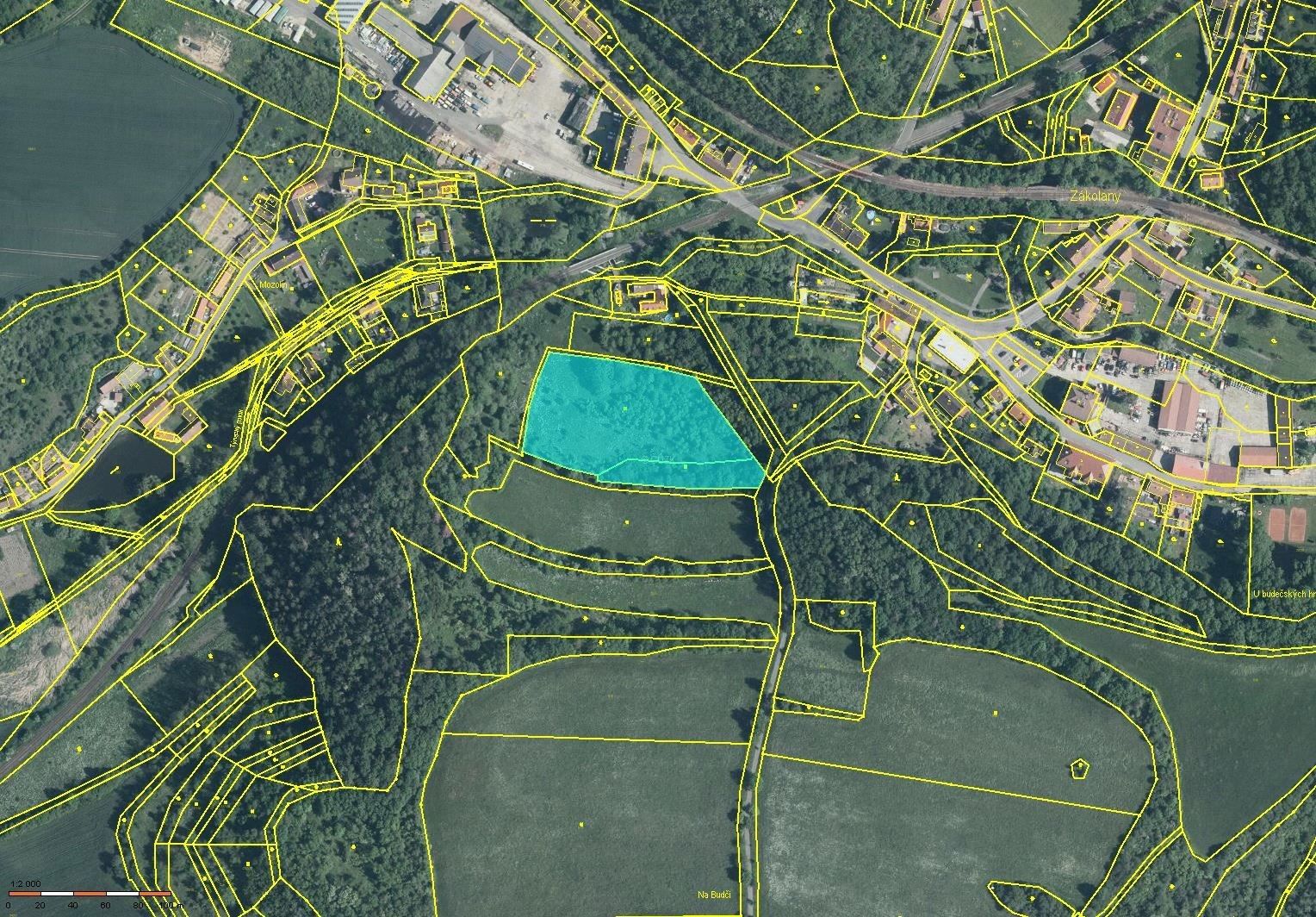 Louky, Zákolany, 8 740 m² - 1