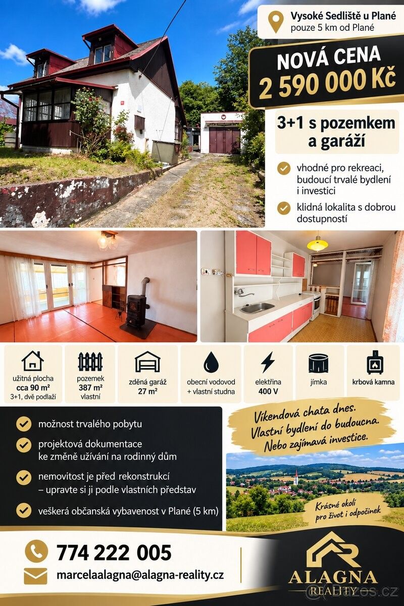 Chaty, Planá u Mariánských Lázní, 348 15