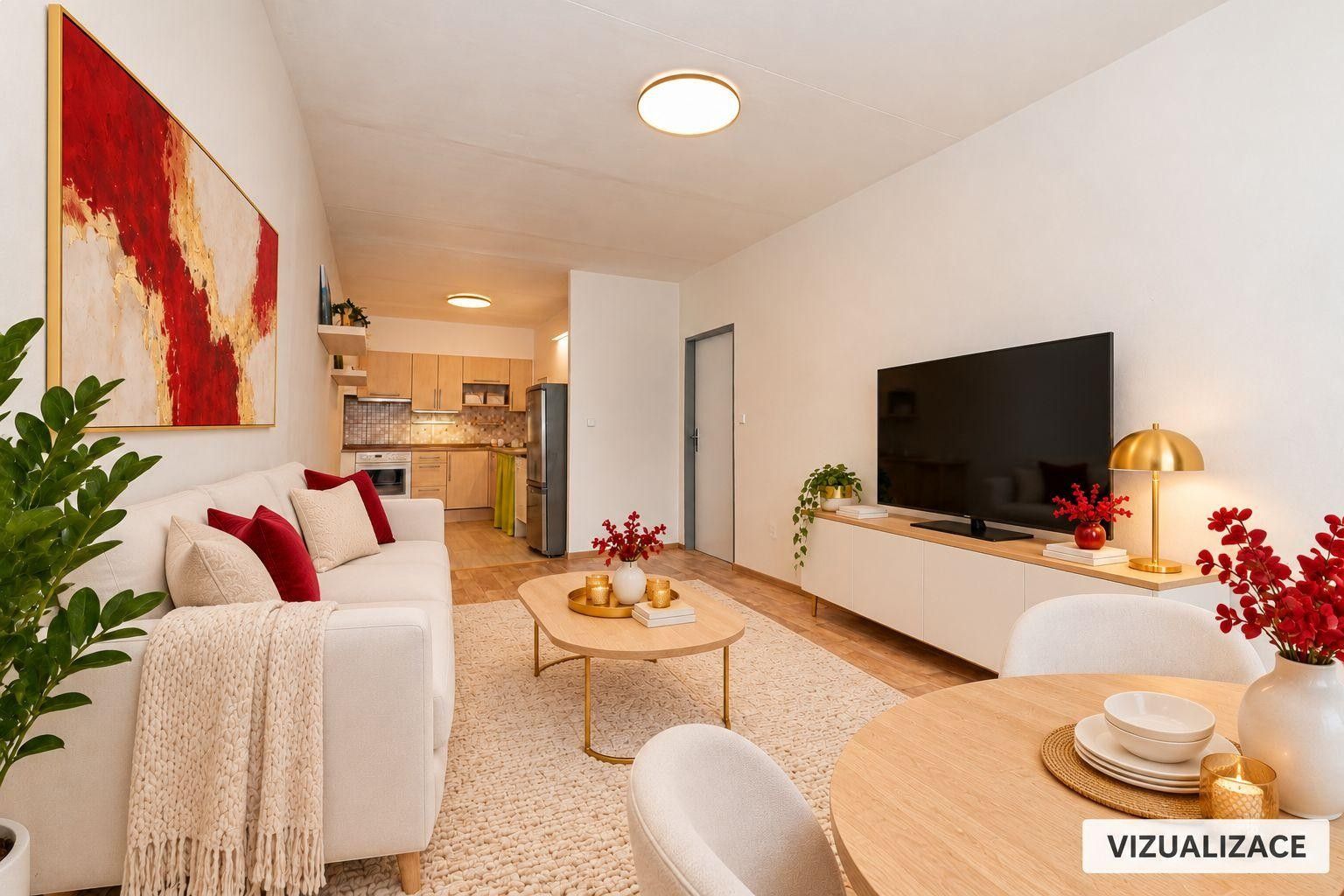 Pronájem byt 2+kk - Machuldova, Praha, 48 m² - 5
