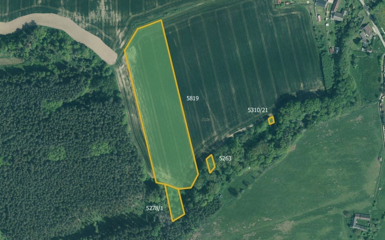 Zemědělské pozemky, Písecká Smoleč, Slabčice