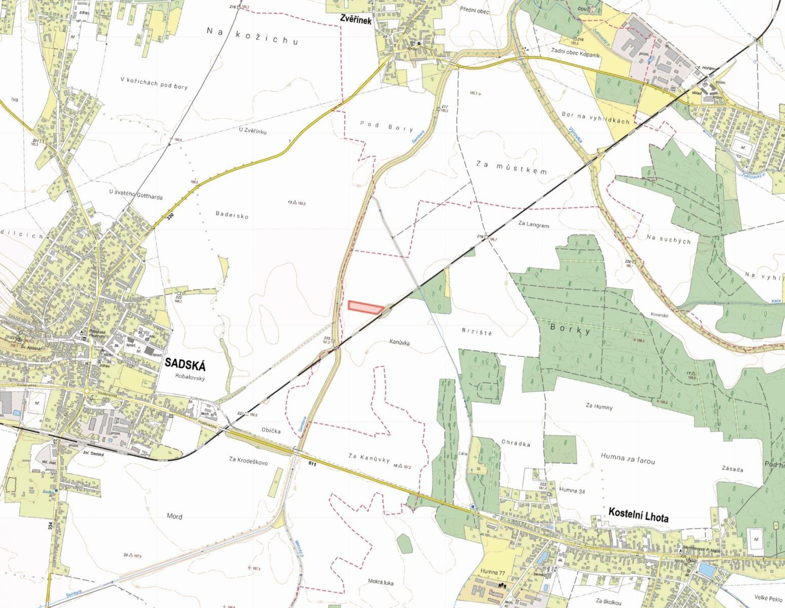 Zemědělské pozemky, Kostelní Lhota - 2