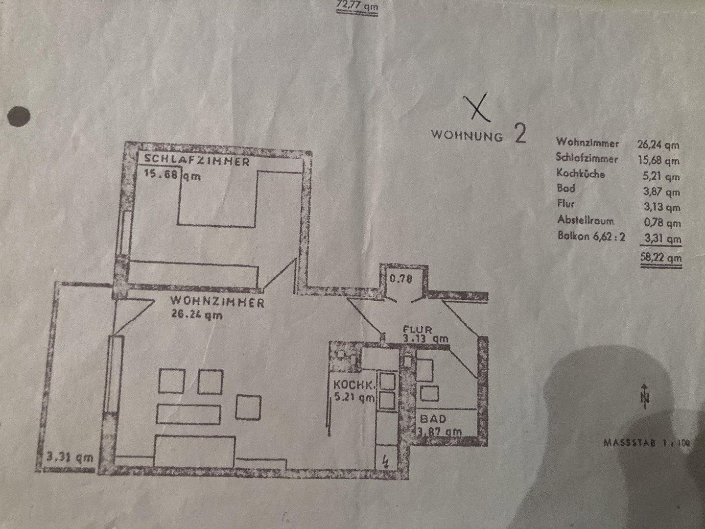 2+1, Innsbrucker Str. 34 augsburg Hochzoll Bayern 86163, 58 m² - 2