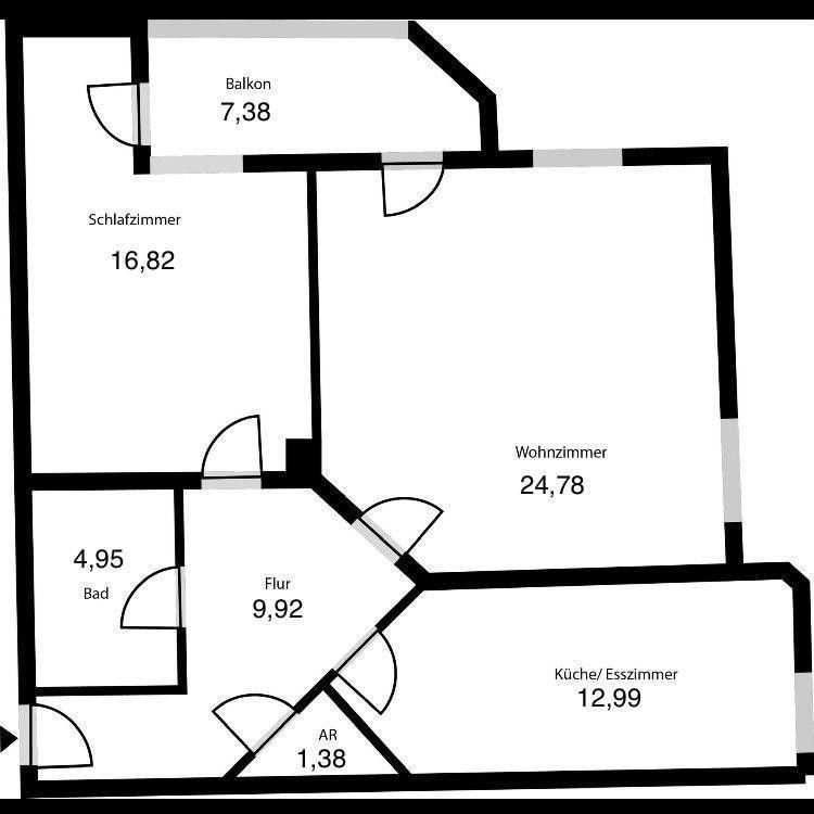 2+1, Fürth Fürth Bayern 90766, 73 m² - 2