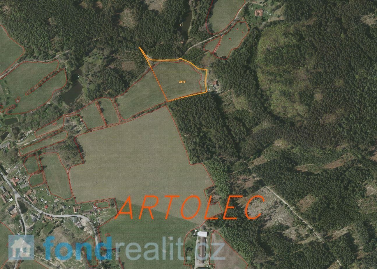 Prodej zemědělský pozemek - Artolec, Nová Bystřice, 15 650 m²