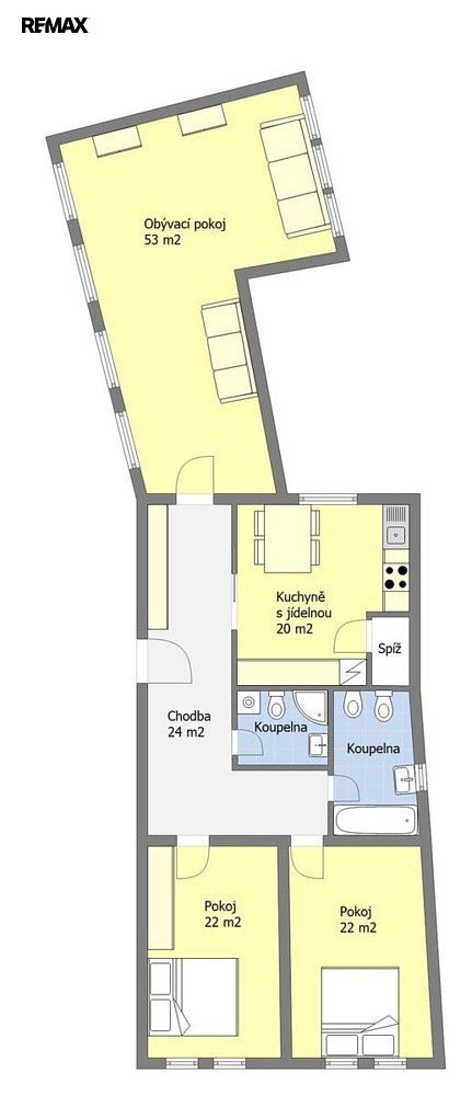 Byt 3+1 · 155 m² · Praha - Nové Město, okres Praha 2, Hlavní město Praha - 3