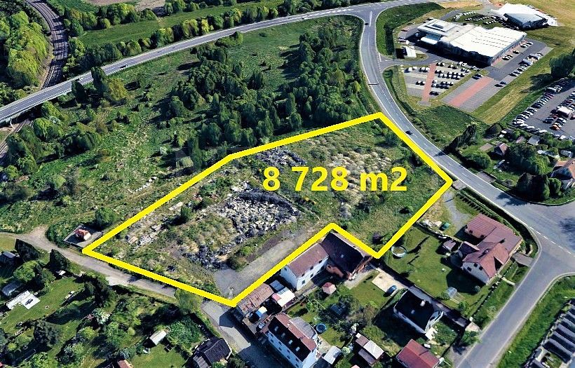 Sklady, Údolní, Cheb, 8 728 m² - 2