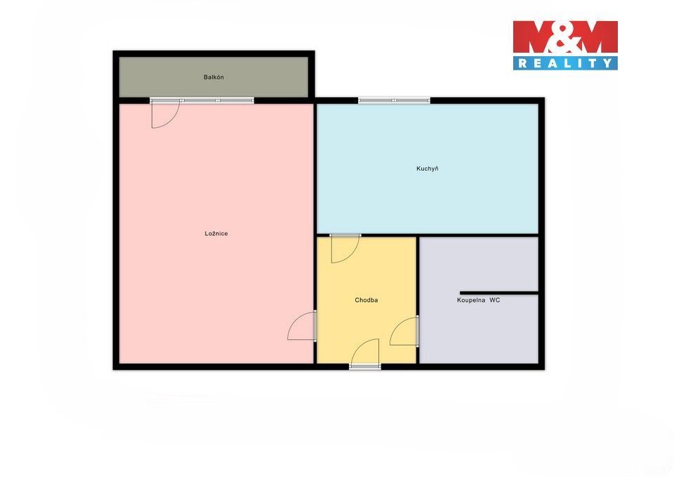 Byt 1+1 · 41 m² · Srbská, Ostrava - 4