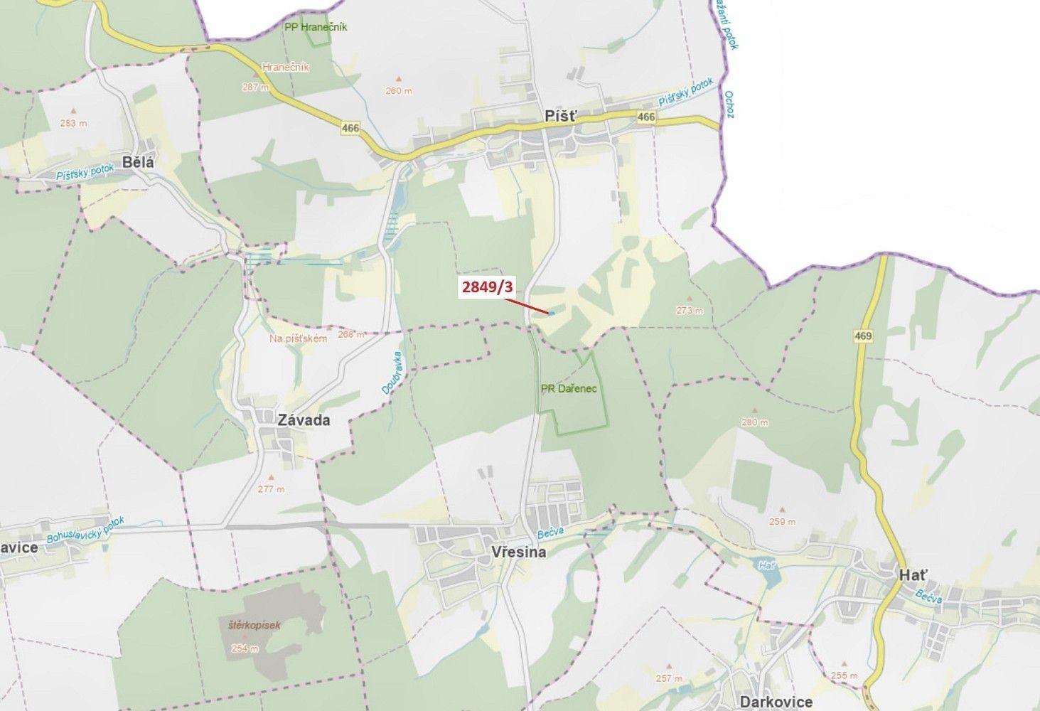 Prodej les - Píšť, okres Opava, Moravskoslezský kraj - 1