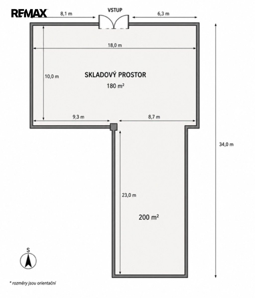 Pronájem obchodní prostory - Čsl. armády 20, Hostivice, 380 m² - 5