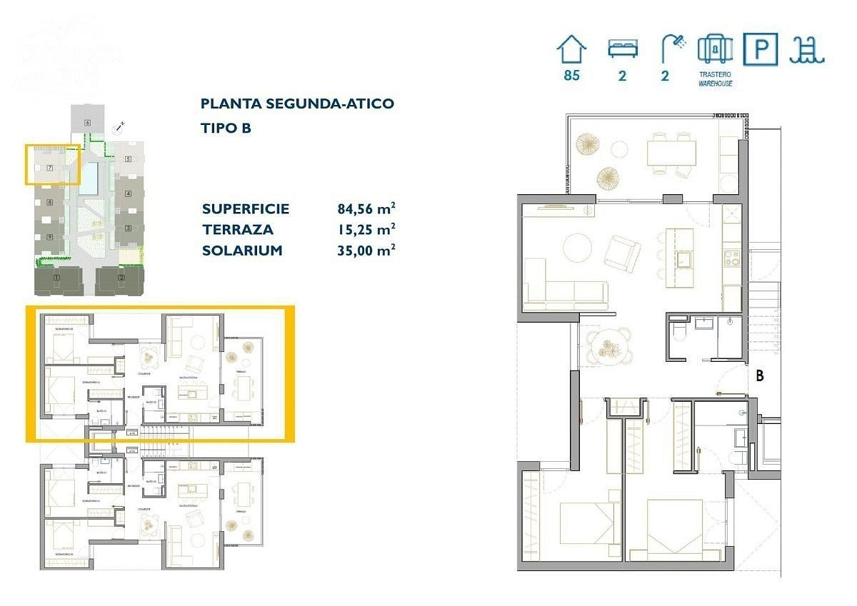 Prodej byt 3+kk - San Pedro del Pinatar, Murcia, Španělsko, 84 m² - 5