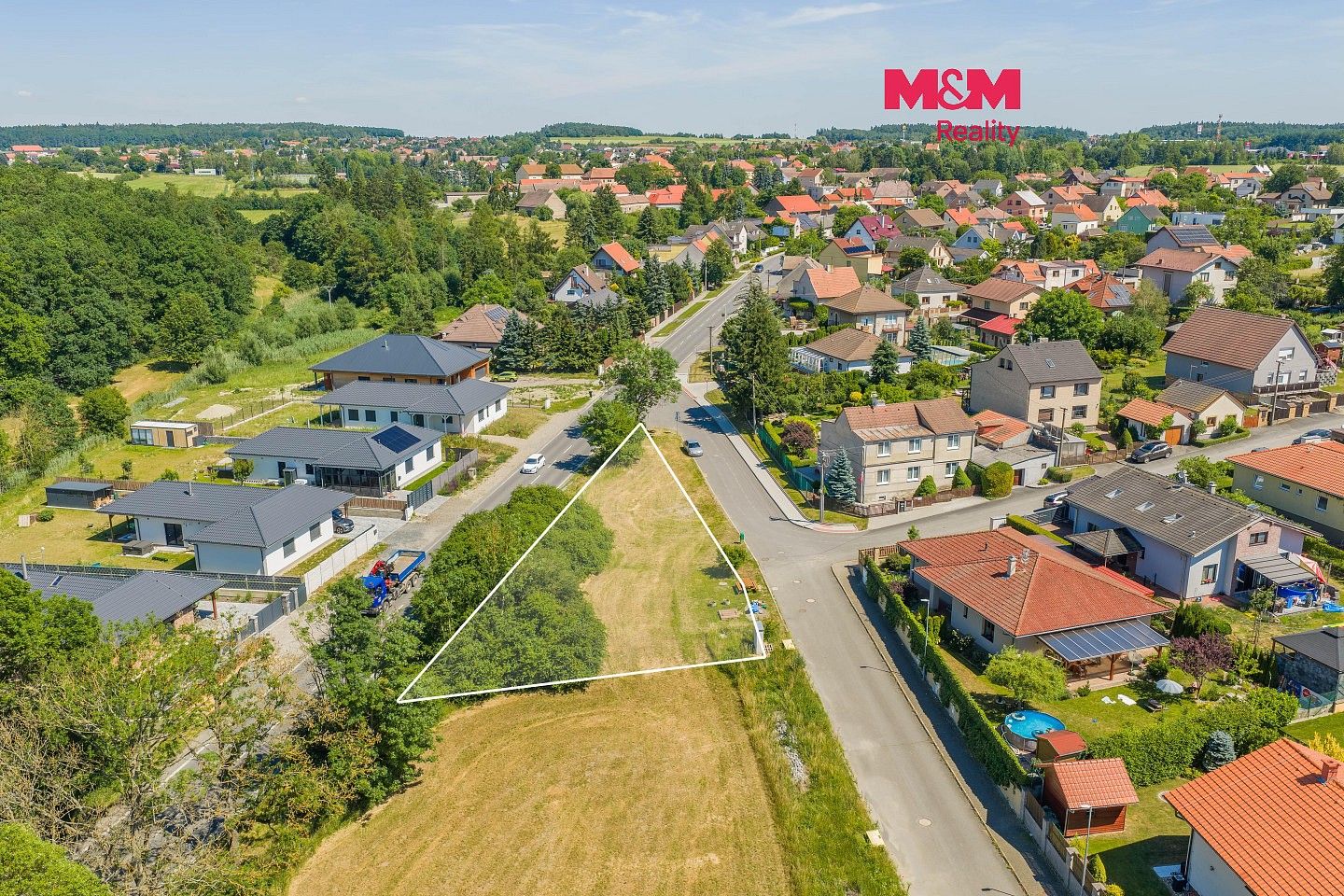 Pozemky pro bydlení, Velká Dobrá, okres Kladno, Středočeský kraj - 1