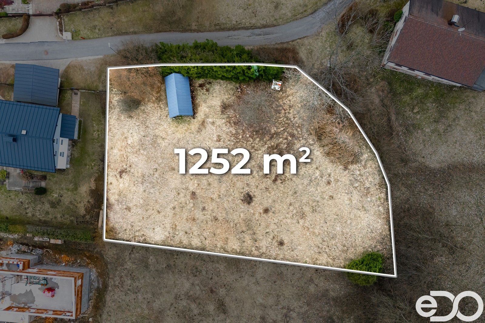 Pozemek pro bydlení, 1 252 m²