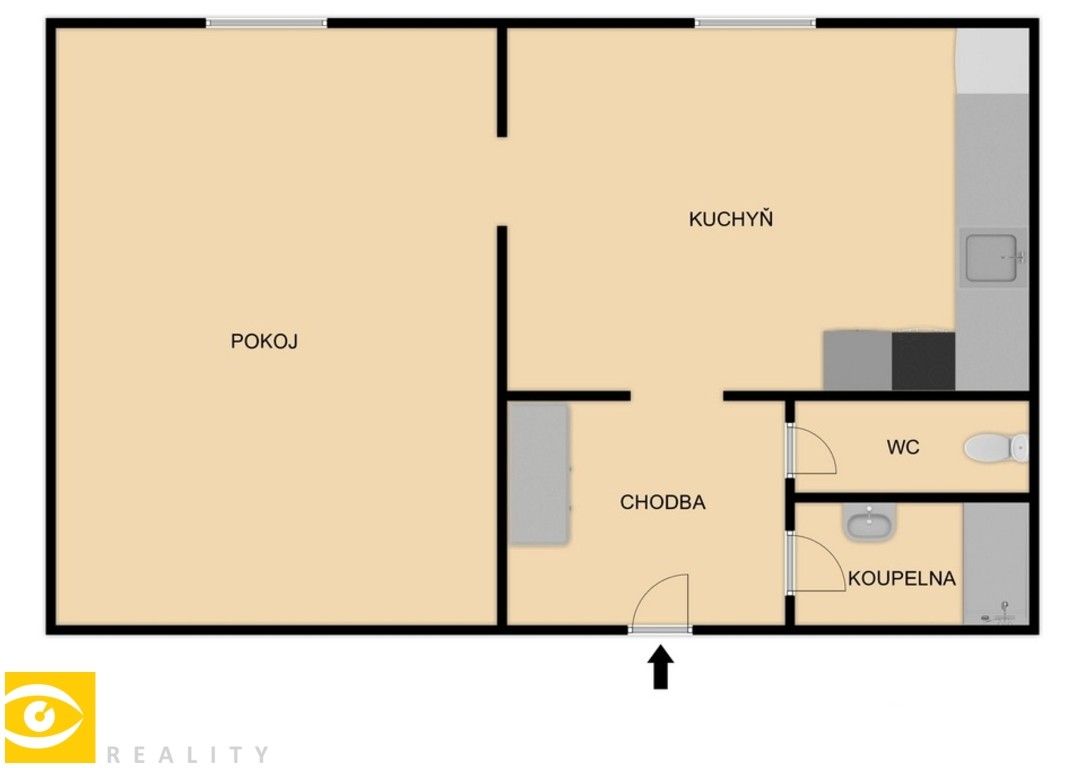 Pronájem byt 1+1 - Habrová, Plzeň, 39 m²