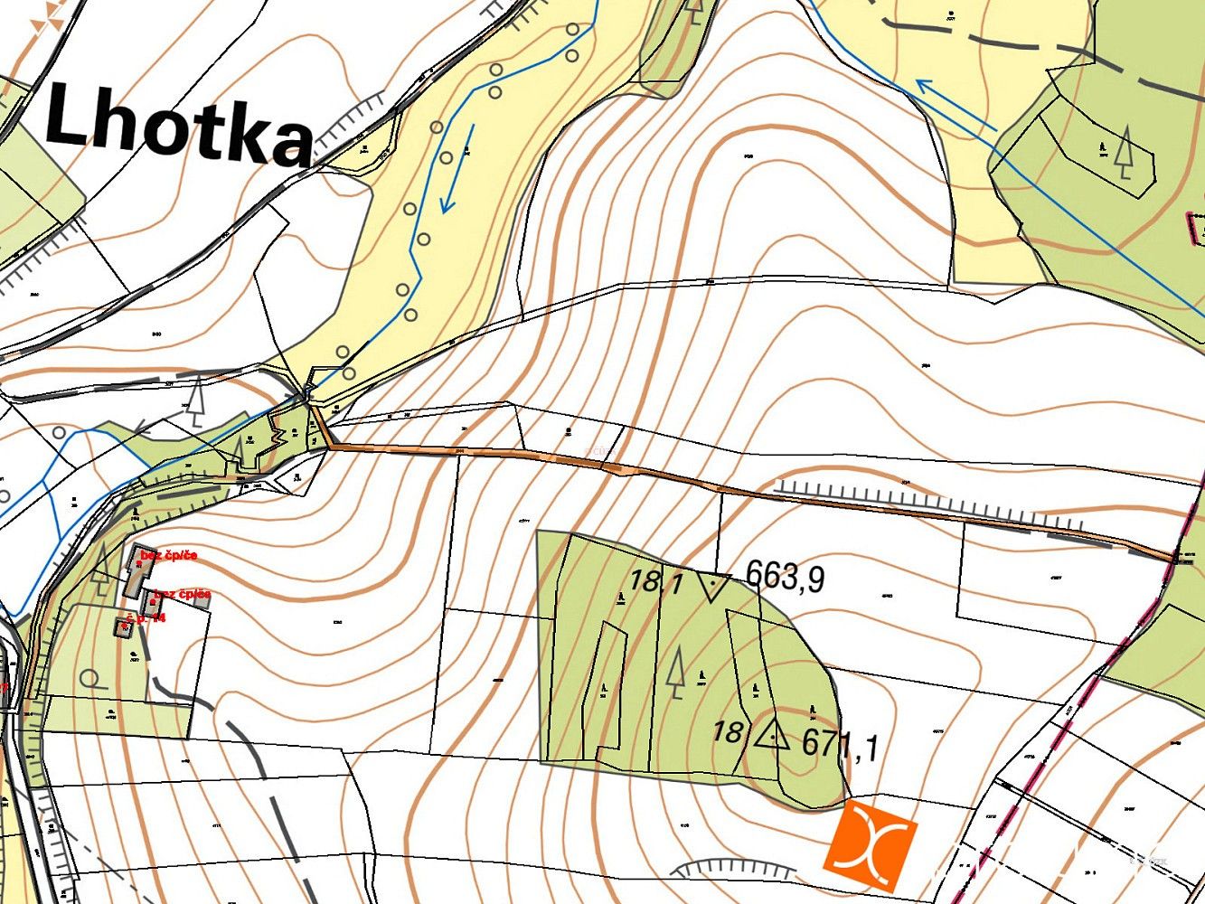 Pozemek · Lhotka, okres Žďár nad Sázavou, Kraj Vysočina - 3