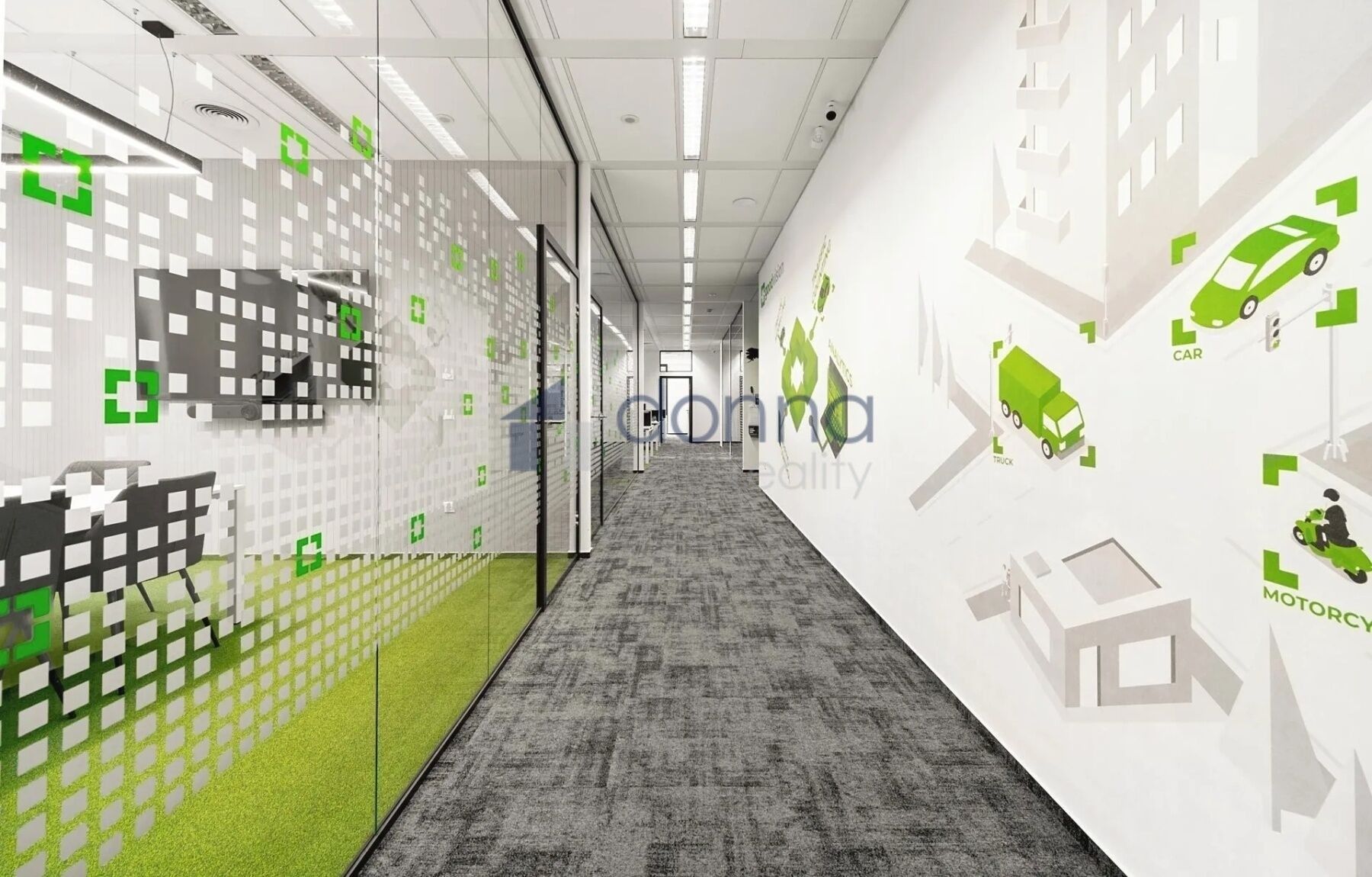 Pronájem kancelář - Sokolovská, Praha Karlín, 76 m² - 5