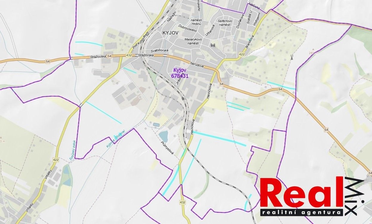 Prodej komerční pozemek - Kyjov