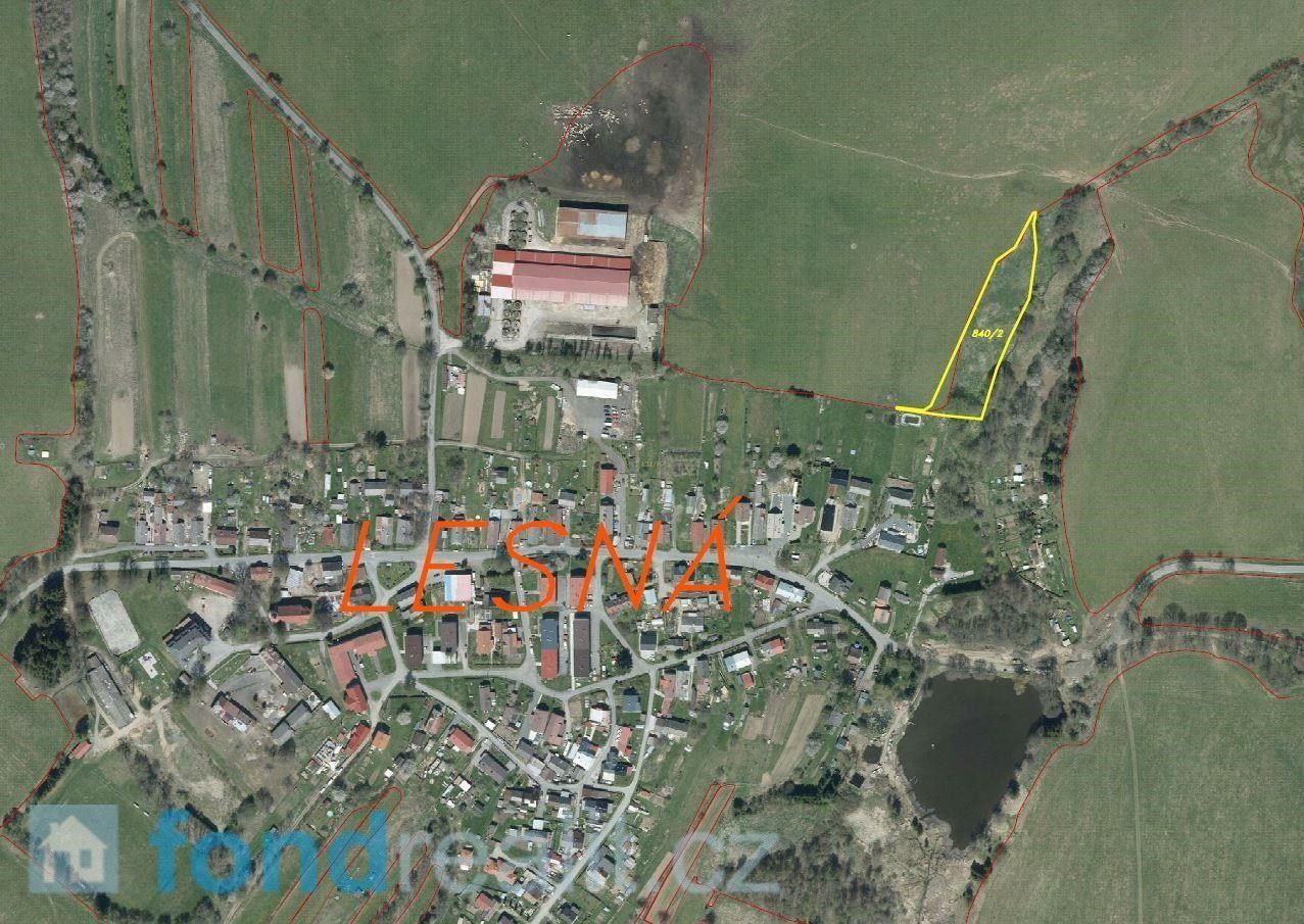 Prodej pozemek - Lesná, 5 257 m²