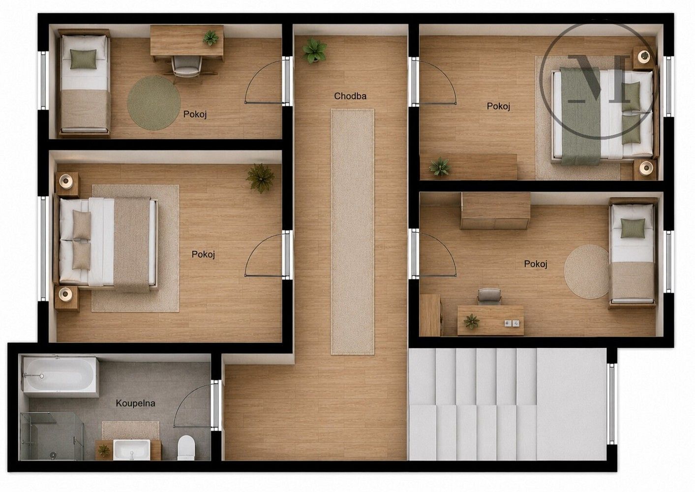 Prodej rodinný dům - Vrbová, Srubec, okres České Budějovice, 163 m² - 5