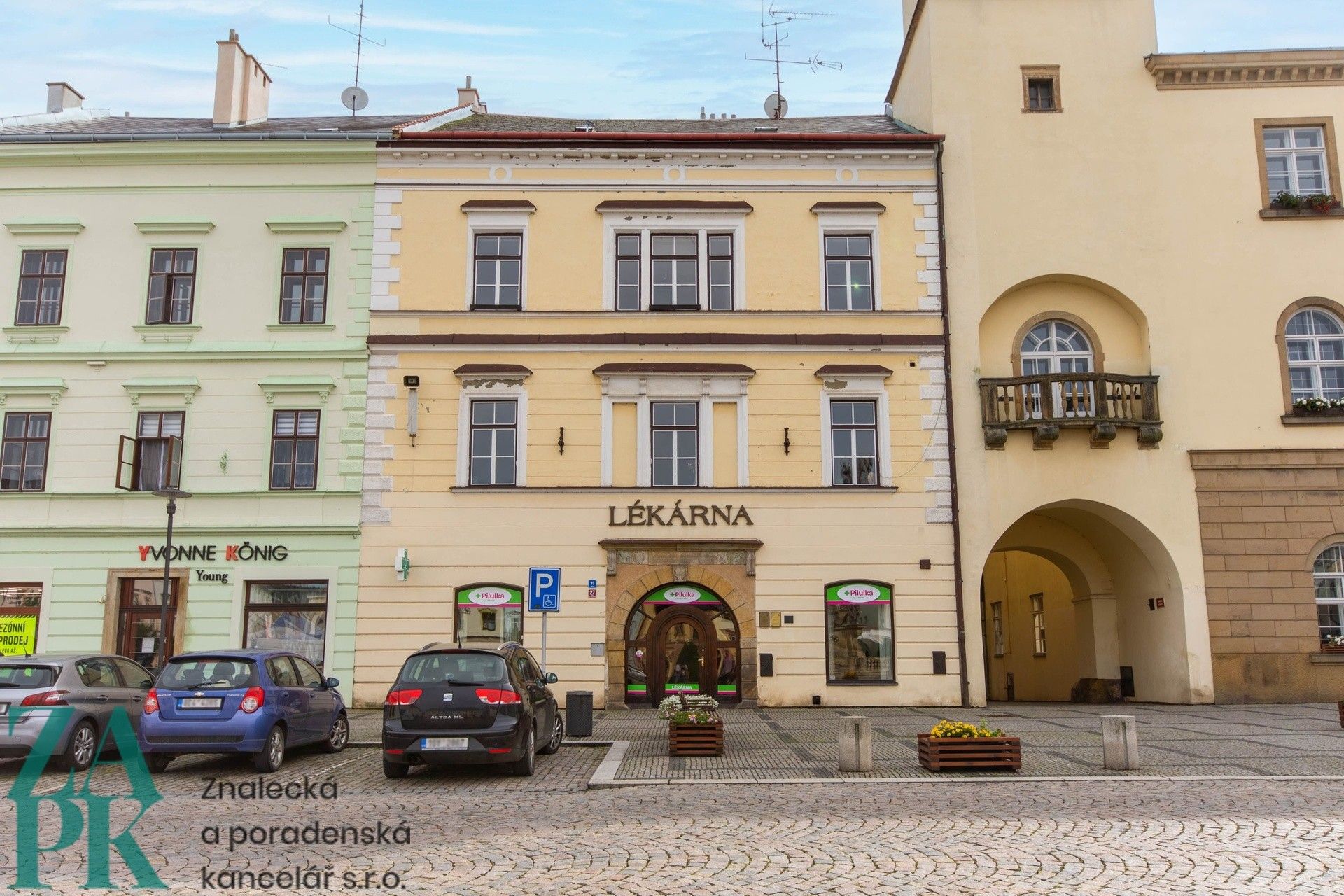 Činžovní domy, nám. T. G. Masaryka, Moravská Třebová, 777 m²