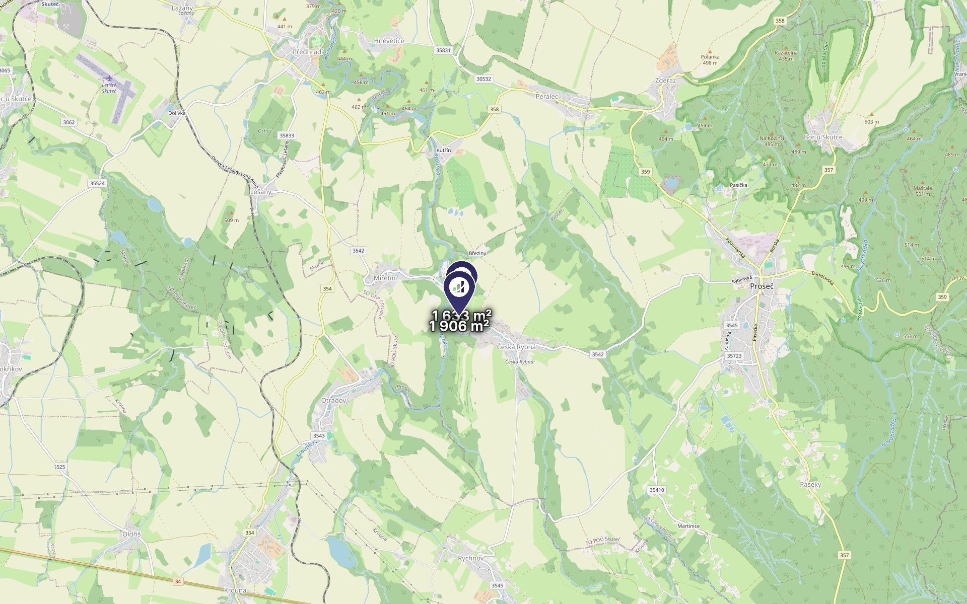 Les · 3 539 m² · Proseč - 3