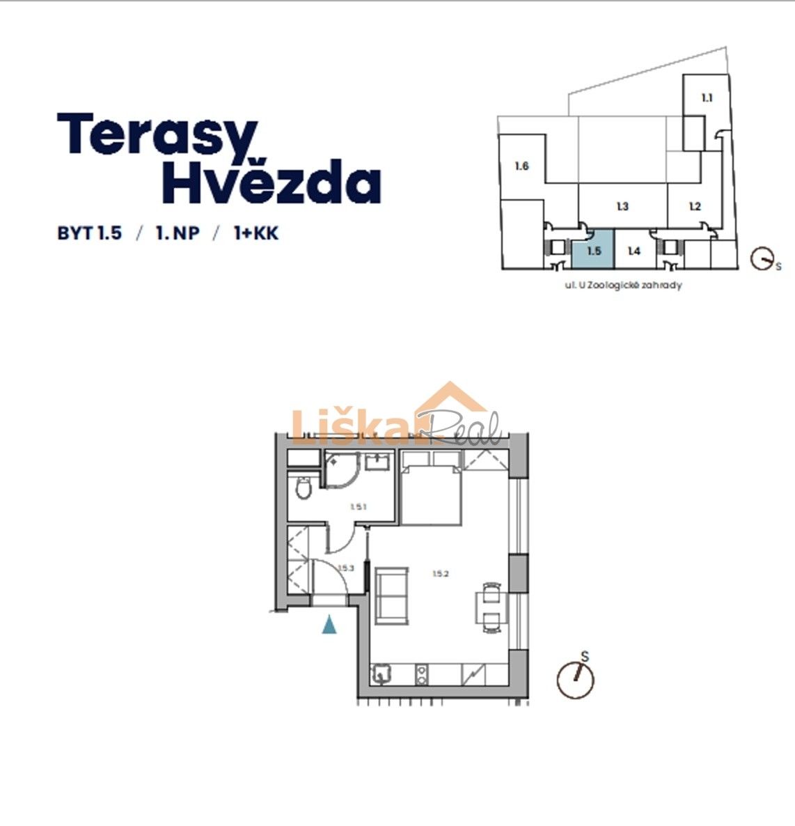 Byt 1+kk – Brno, Bystrc – pohled 4