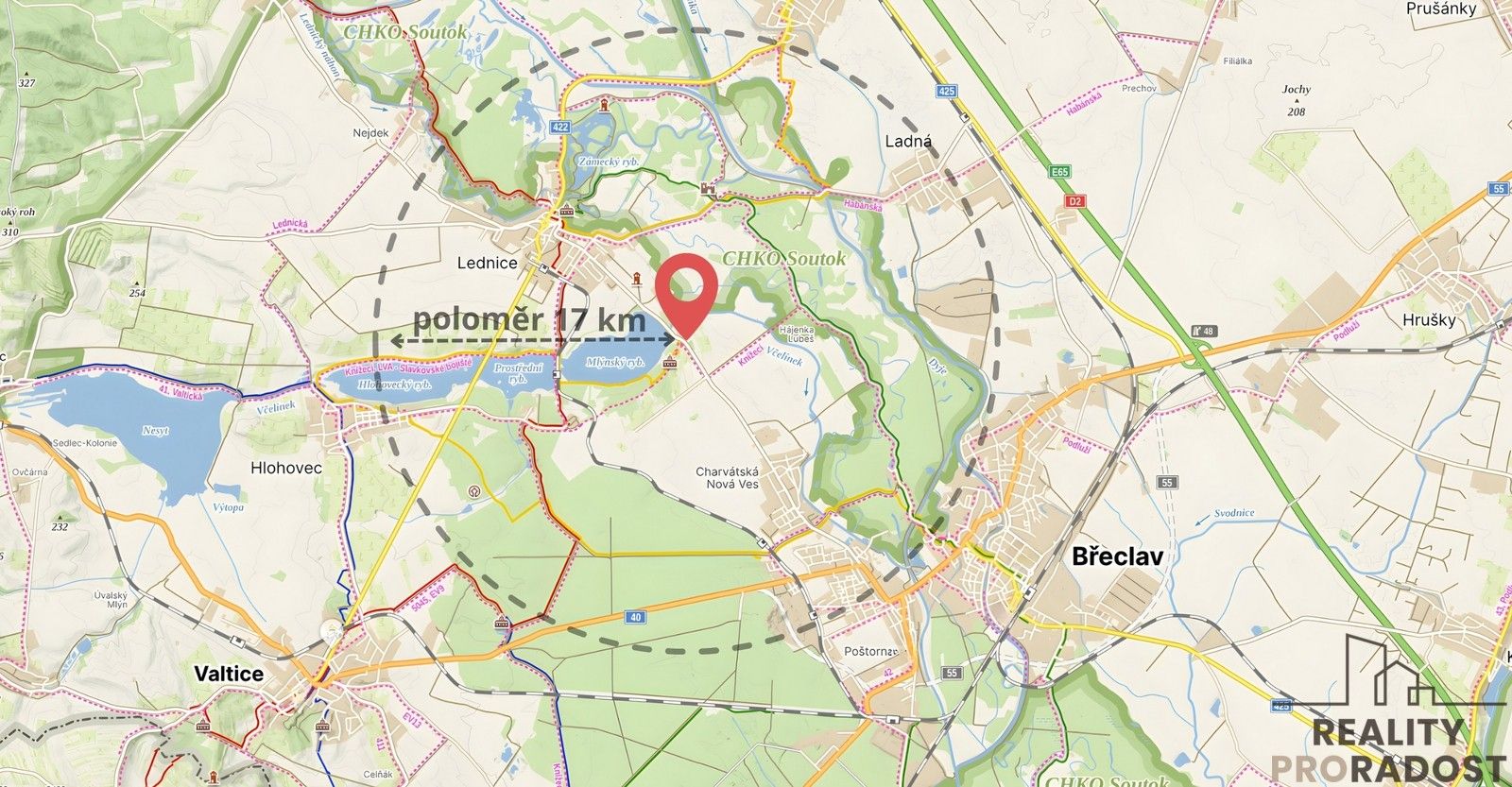 Pozemek pro bydlení · 1 992 m² · Lednice - 4