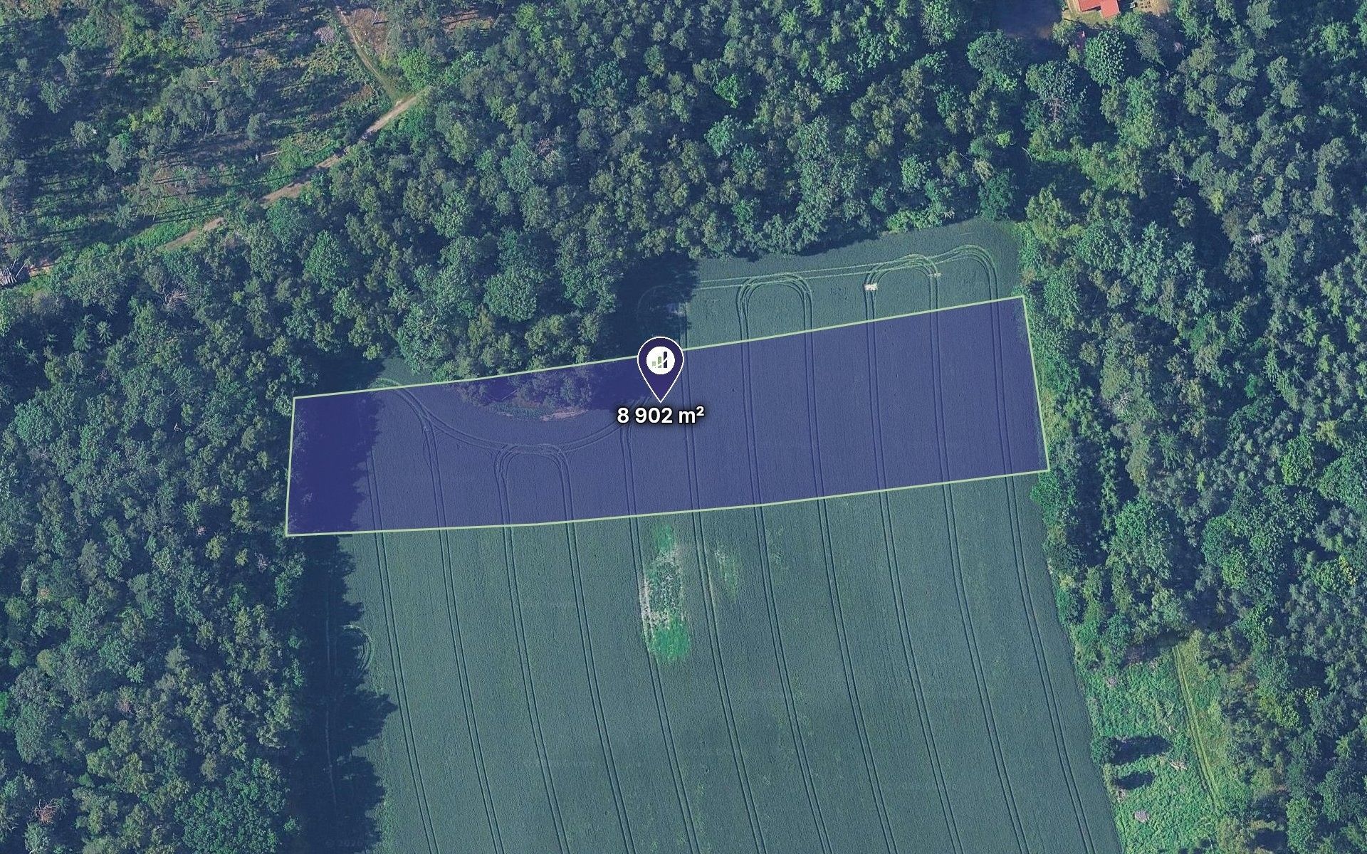 Zemědělské pozemky, Kyšice, 8 902 m² - 1
