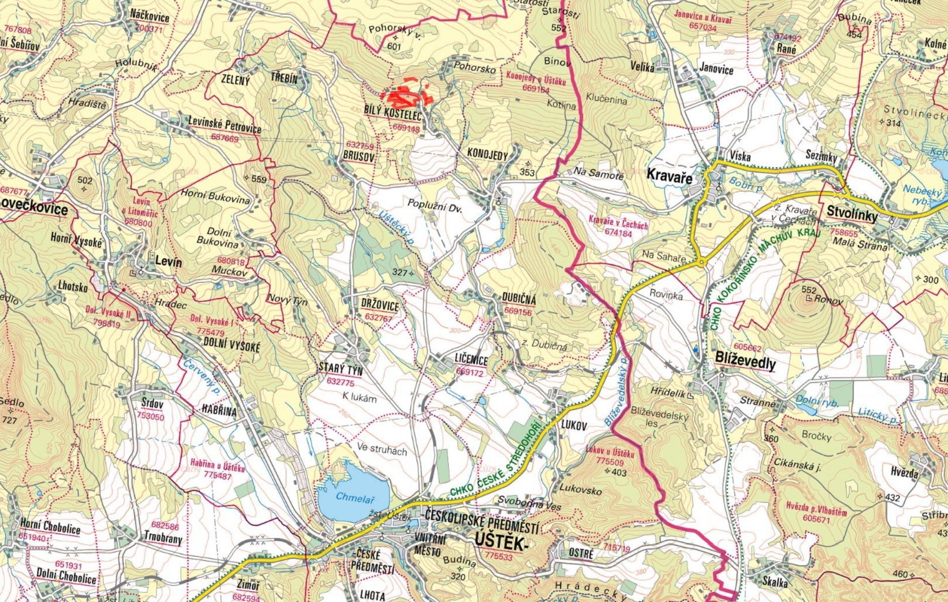 Prodej louka - Bílý Kostelec, Úštěk