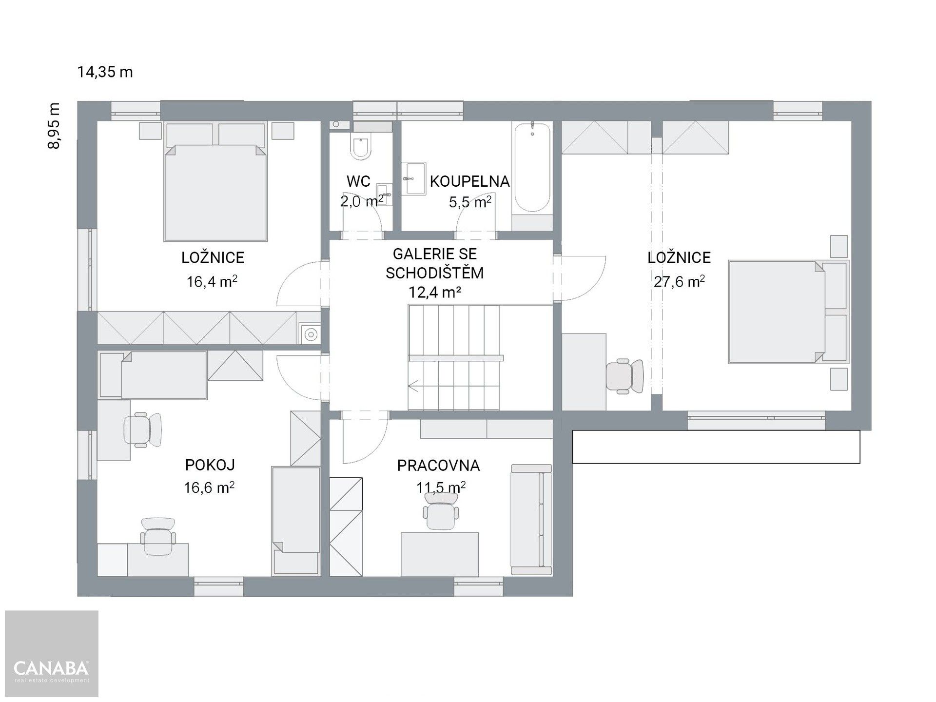 Prodej rodinný dům - Škvorec, 183 m² - 5