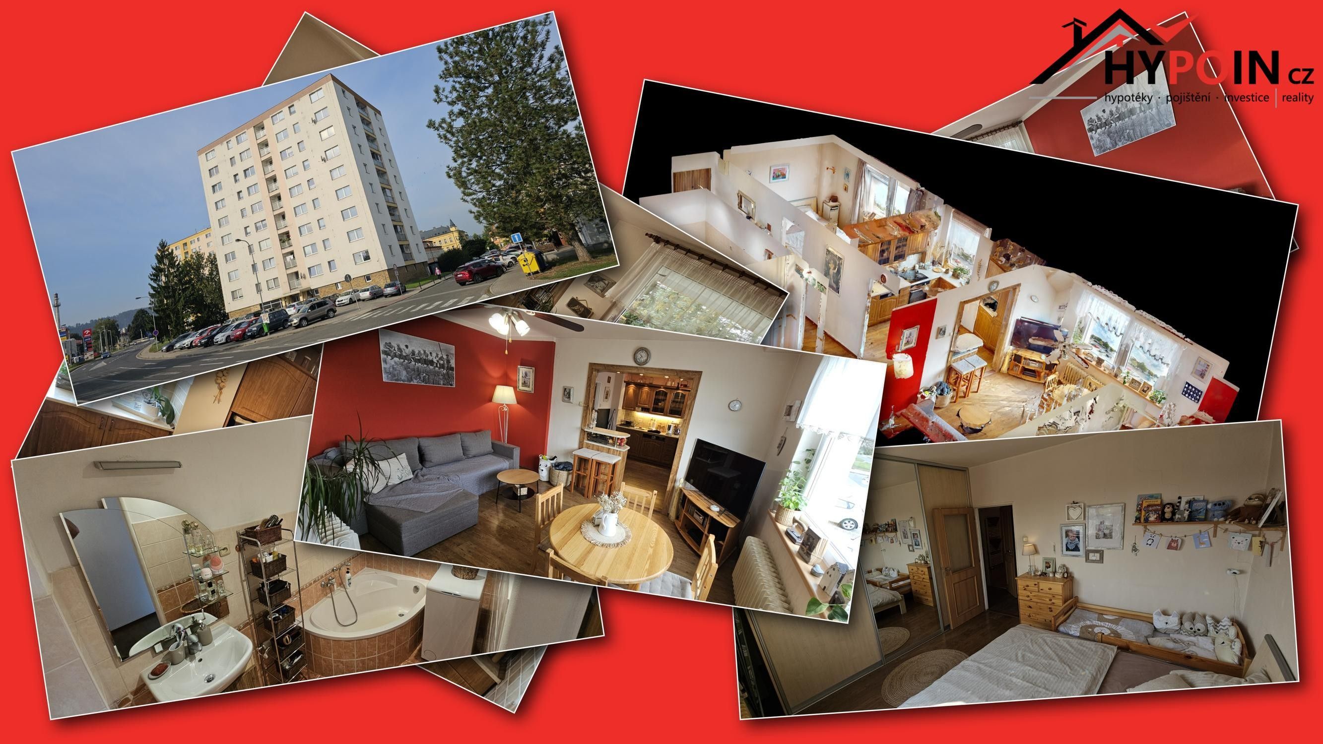 2+1, 17. listopadu, Dvůr Králové nad Labem, 58 m²