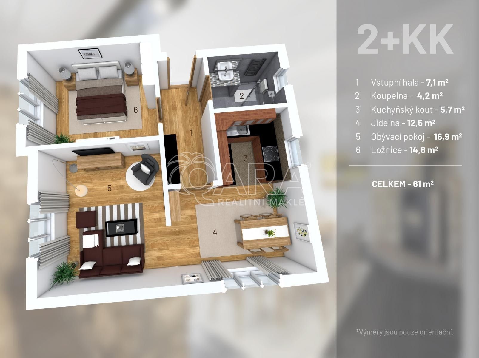 Byt 2+kk · 86 m² · nám. Československé armády  , Říčany Radošovice - 4