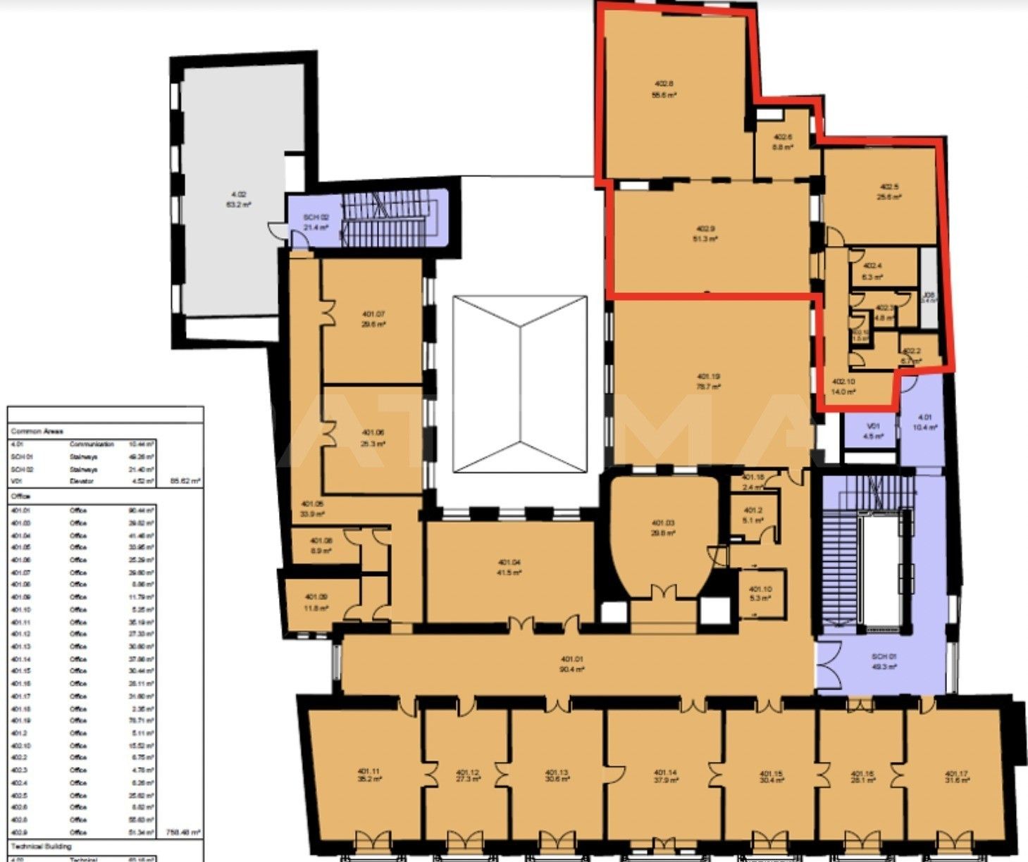 Kancelář · 174 m² · 28. října, Praha - 3