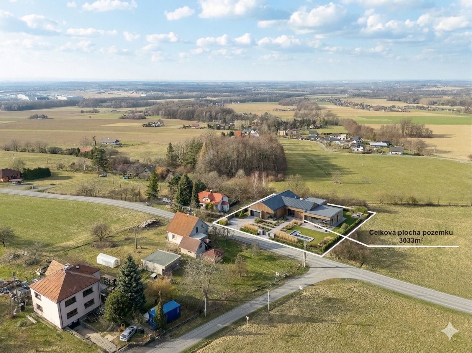 Pozemky pro bydlení, Vyšní Lhoty, 3 033 m² - 2