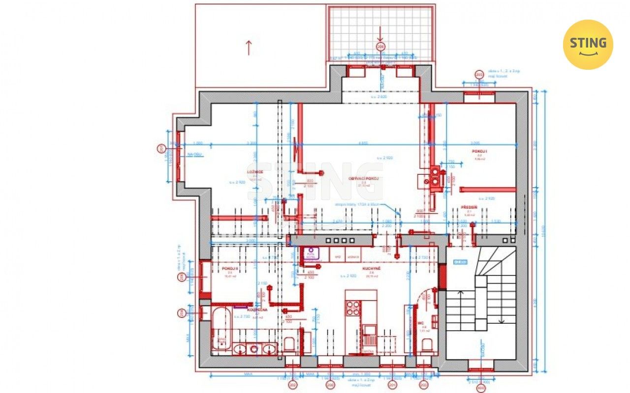 Pronájem byt 4+1 - Erbenova, Ostrava, 90 m²