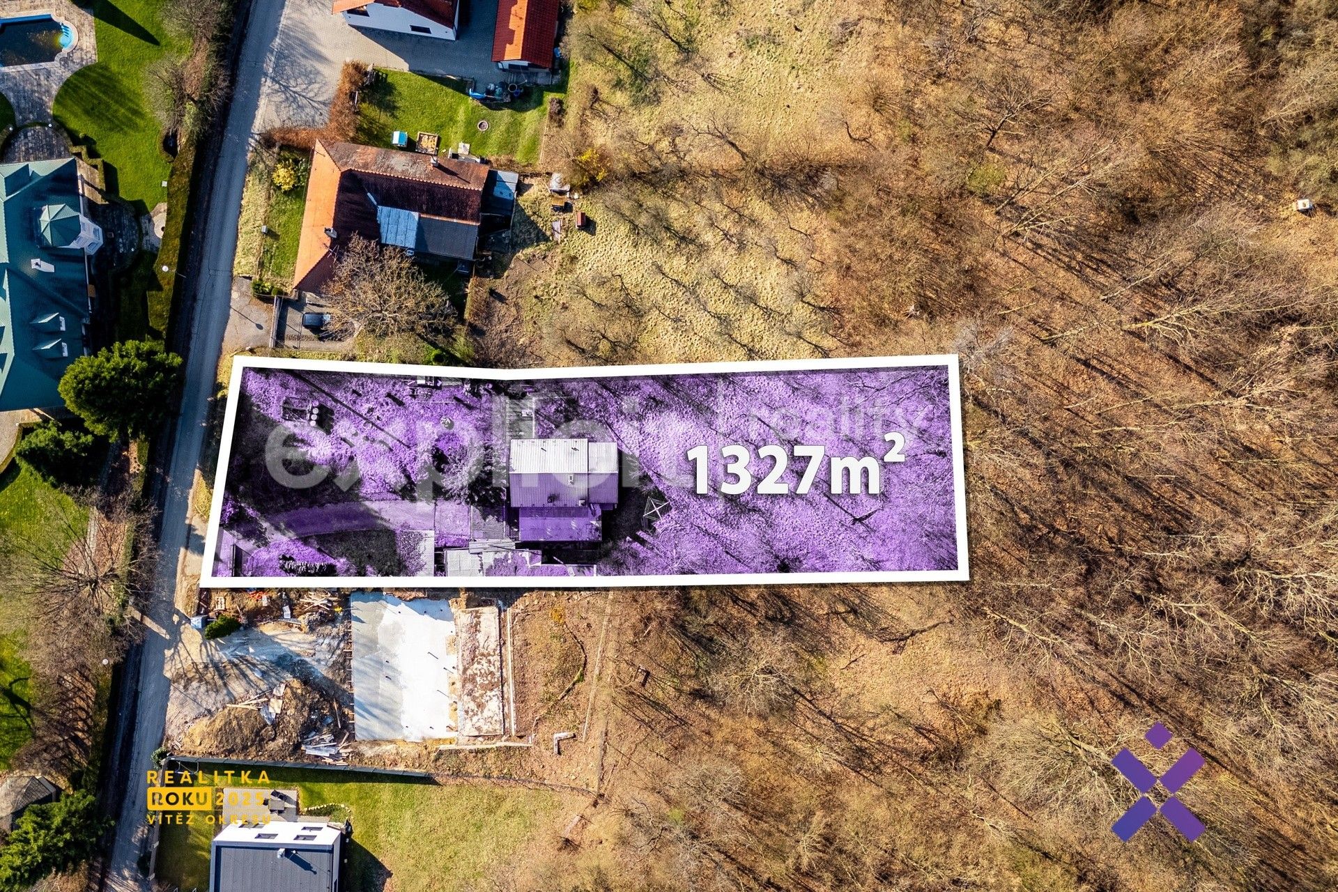 Pozemky pro bydlení, Žabárna, Zlín, 1 327 m² - 2
