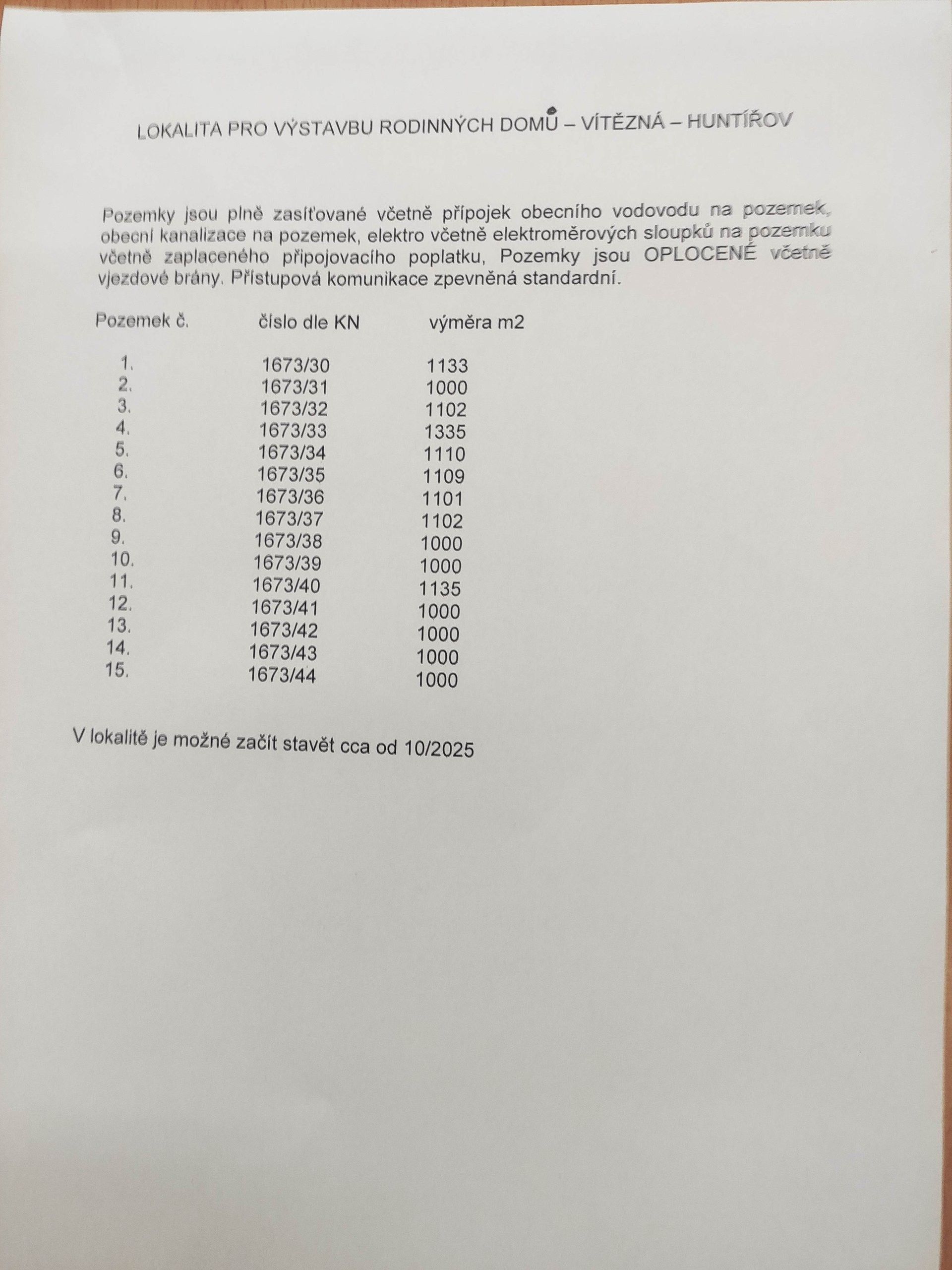 Prodej pozemek pro bydlení - Kocléřov, Vítězná