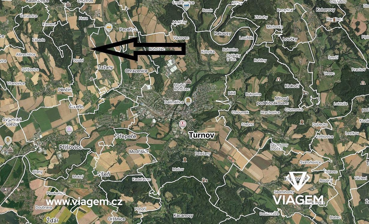Zemědělské pozemky, Čtveřín, okres Liberec - 2