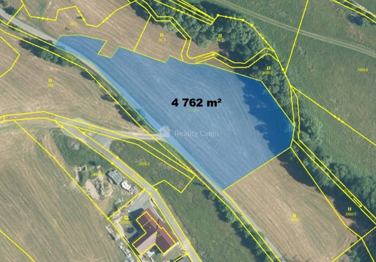 Zemědělské pozemky, Liptál, 4 762 m² - 2