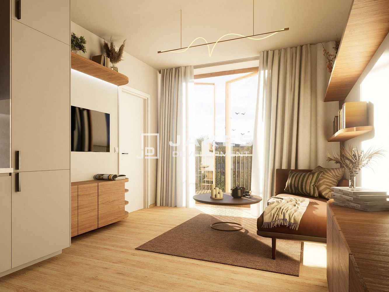 2+kk, Grafická, Praha 5 - Smíchov, 35 m² - 1