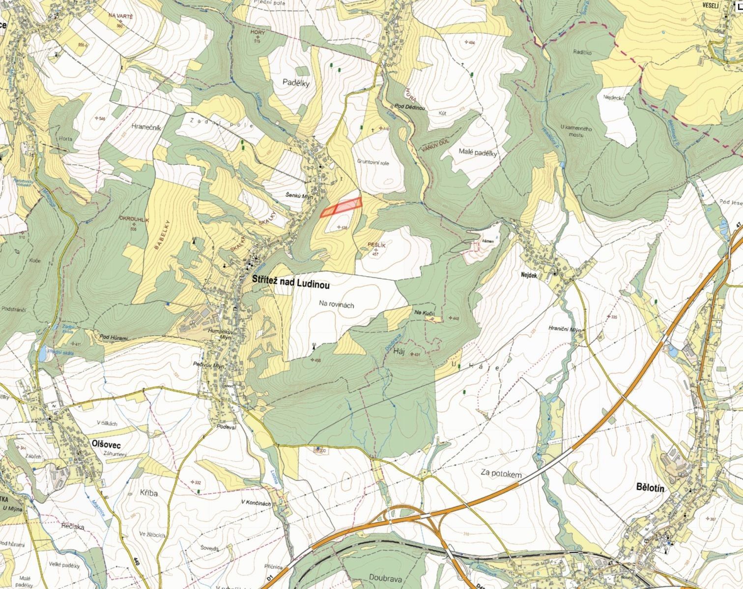 Zemědělské pozemky, Střítež nad Ludinou - 2