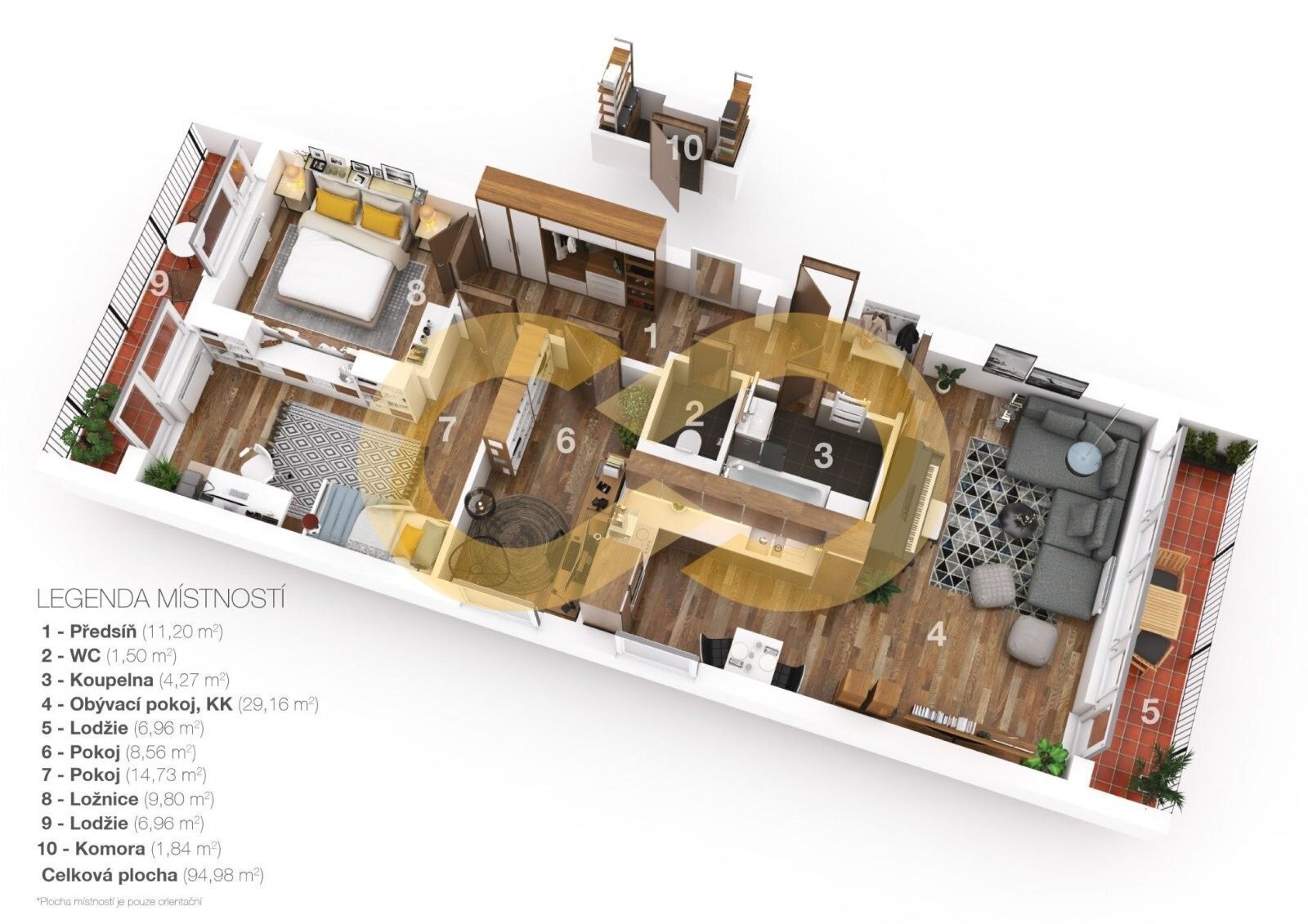Prodej byt 4+kk - Kaštanová, Brandýs nad Labem-Stará Boleslav, 94 m²