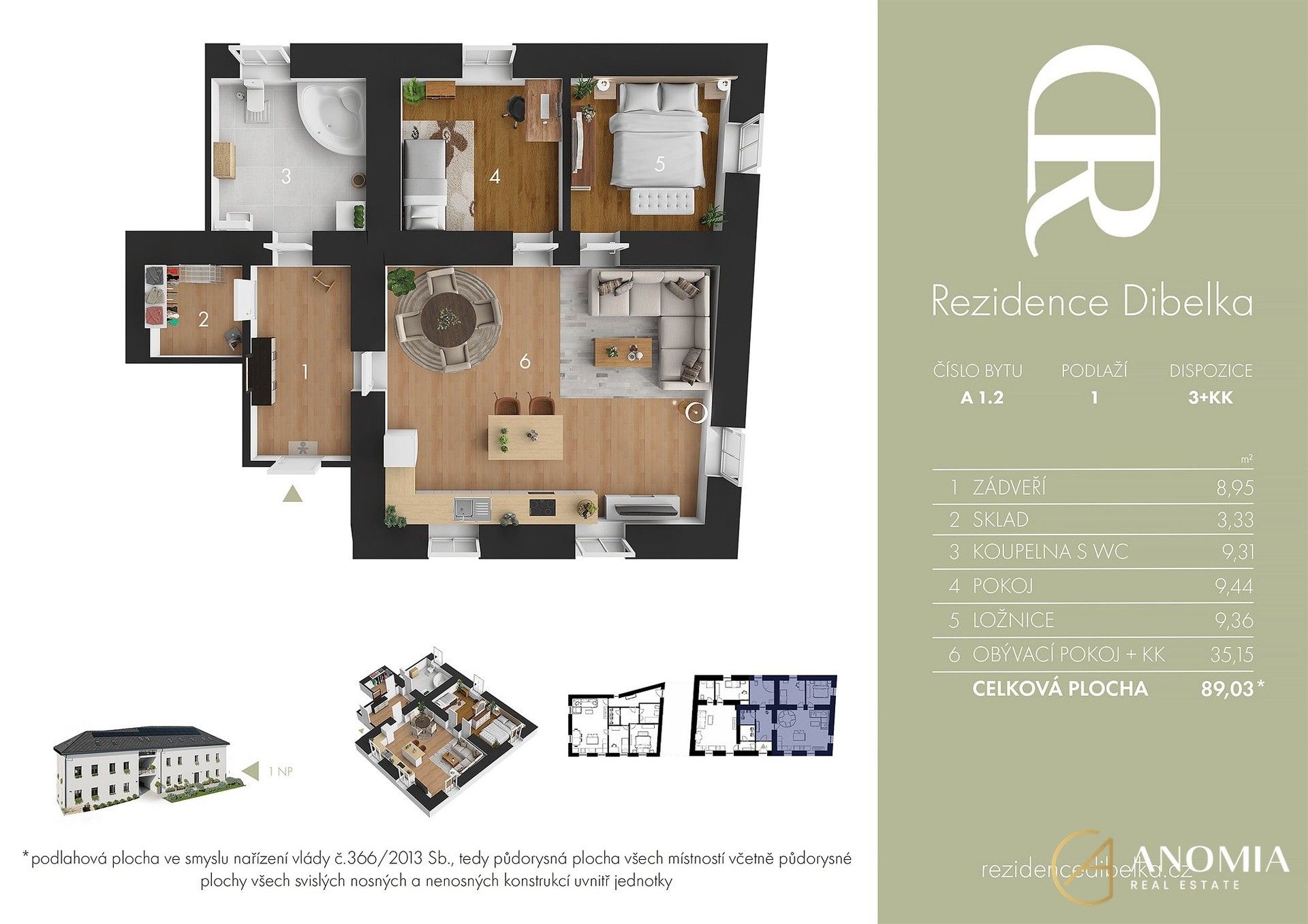 Byt 3+kk · 89 m² · Raisovo náměstí, Trhová Kamenice - 4