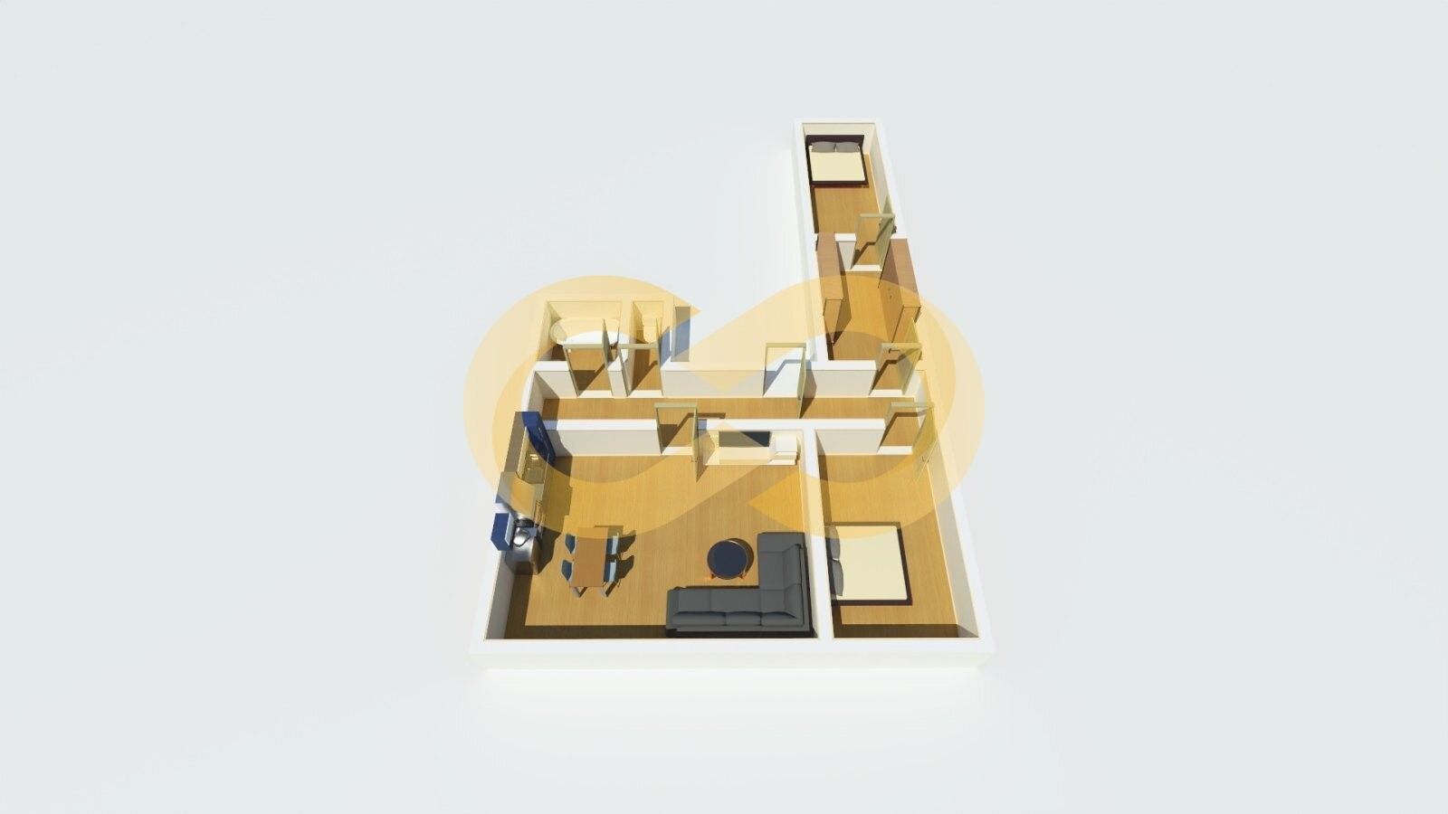 Pronájem byt 3+kk - Alšovo nám., Písek, 96 m²