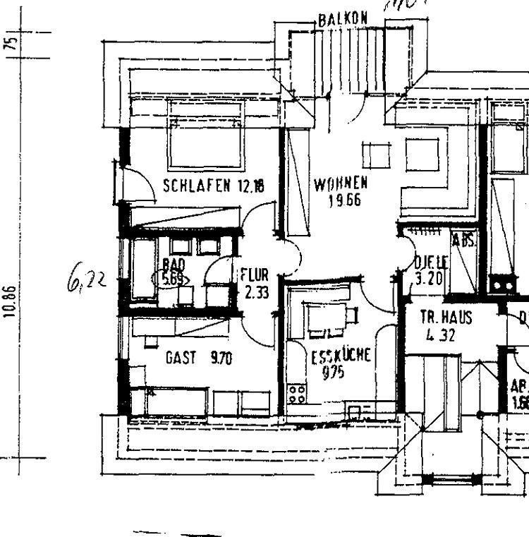 3+1, Schlegelstr. 16, , Bavorsko, 64 m² - 1