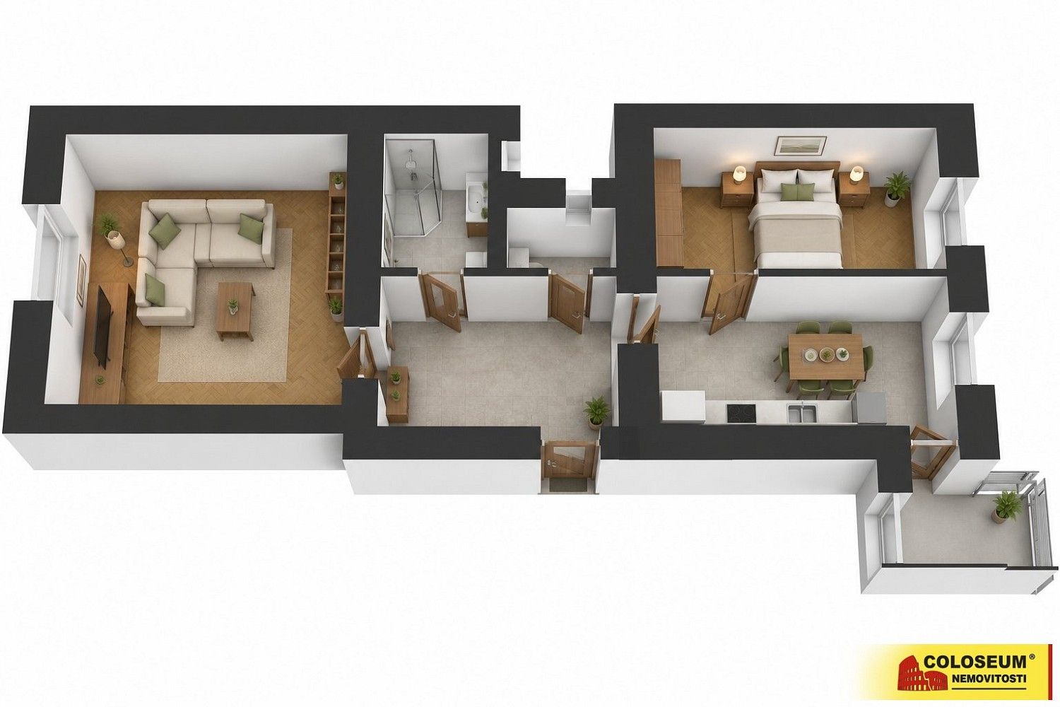 2+1, Brno - Staré Brno, okres Brno-město, Jihomoravský kraj, 62 m² - 2
