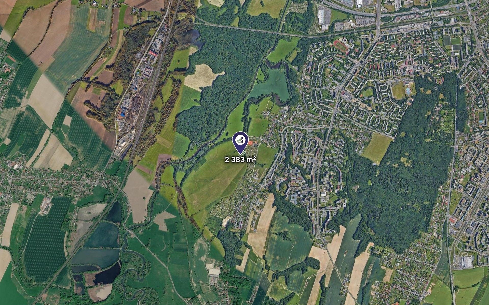 Louky, Ostrava, 1 192 m² - 2