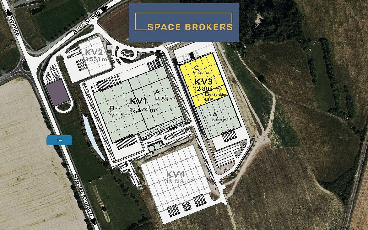 Sklad · 5 350 m² · Kvasiny, okres Rychnov nad Kněžnou - 3
