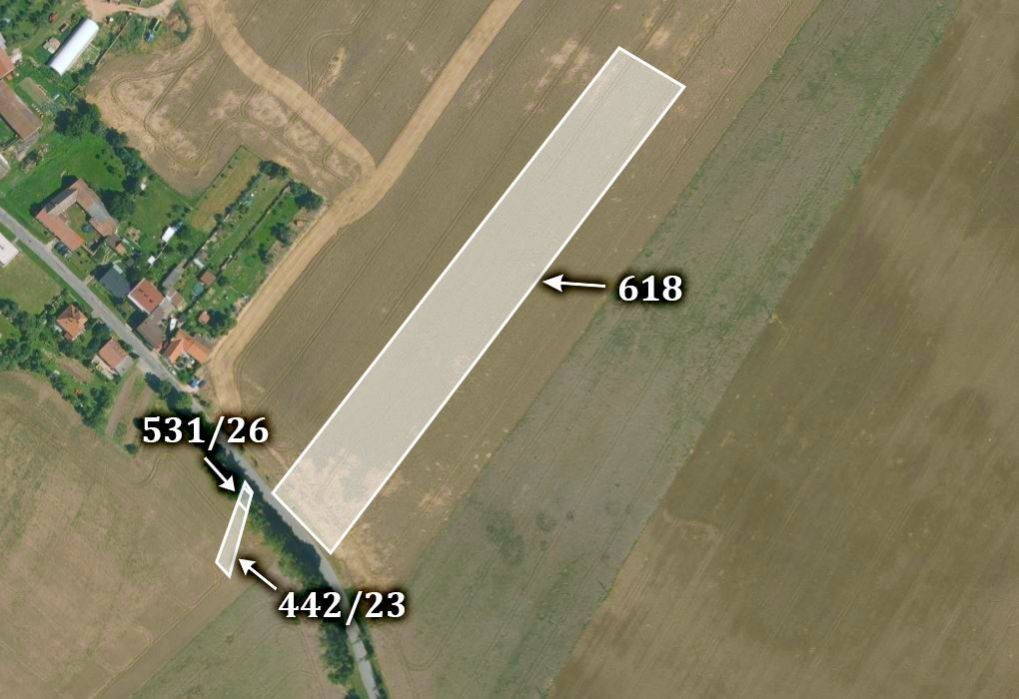Pozemky pro bydlení, Radkovice u Hrotovic, 11 880 m²